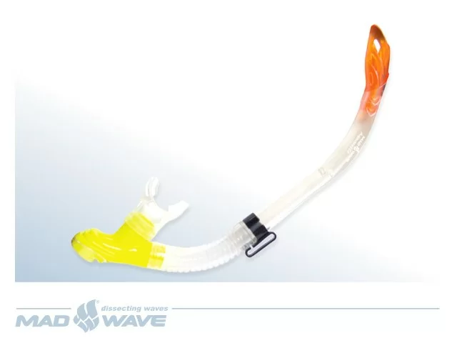 Фото Трубка для плавания Mad Wave Aquarelle белая M0628 05 0 00W со склада магазина СпортЕВ