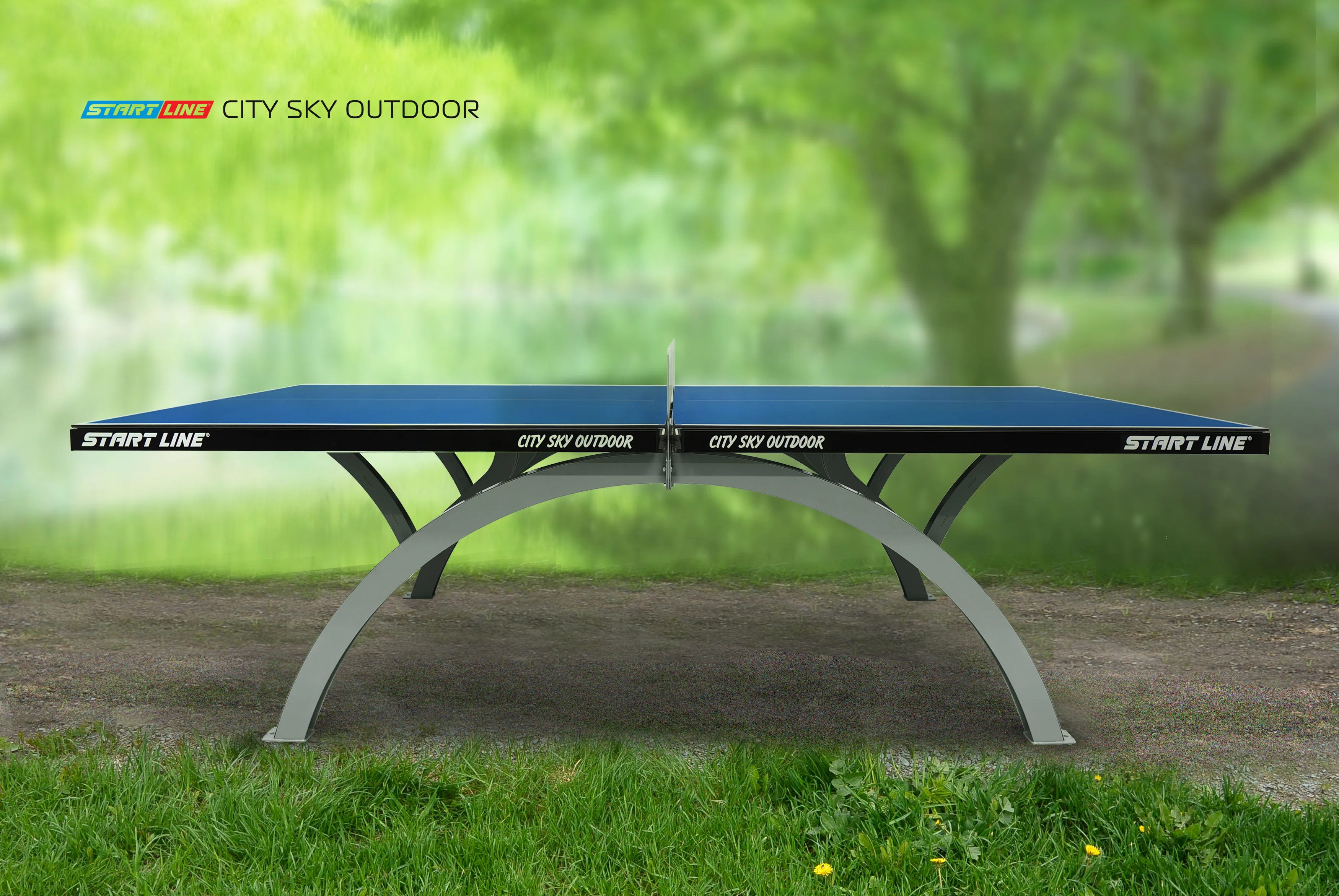 Фото Стол теннисный City SKY Всепогодный Синий со склада магазина Спортев