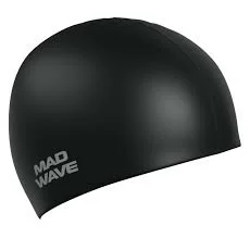 Фото Шапочка для плавания Mad Wave Long Hair Silicone black M0511 01 0 01W со склада магазина СпортЕВ