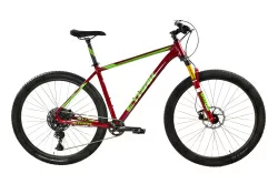 Велосипед Stark Armer 29.6 HD (2024) бордовый/зеленый