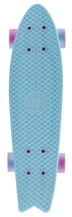 Фото Скейтборд TechTeam пластиковый Fishboard 23 sky blue TLS-406 со склада магазина СпортЕВ