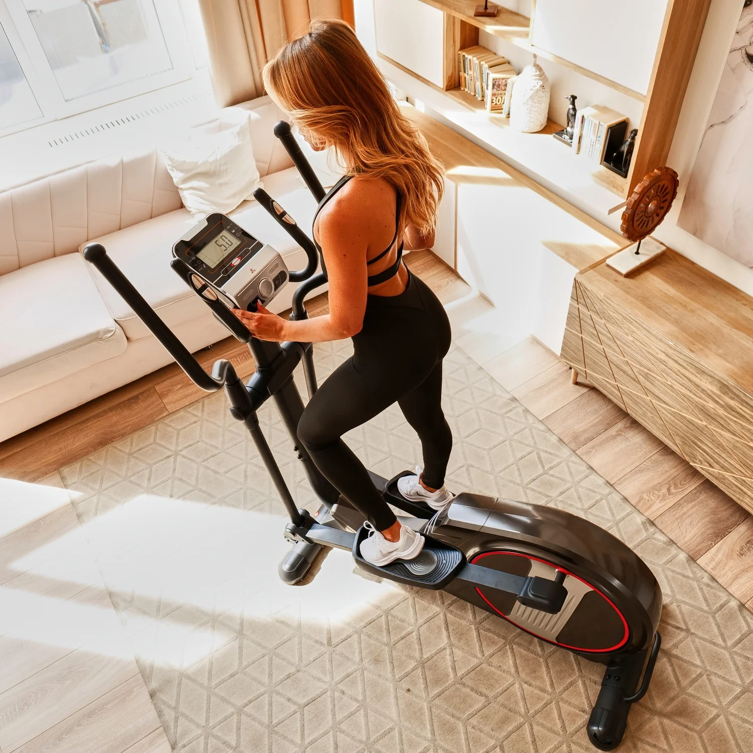 Фото Эллиптический тренажер DFC E97501 магн. со склада магазина Спортев