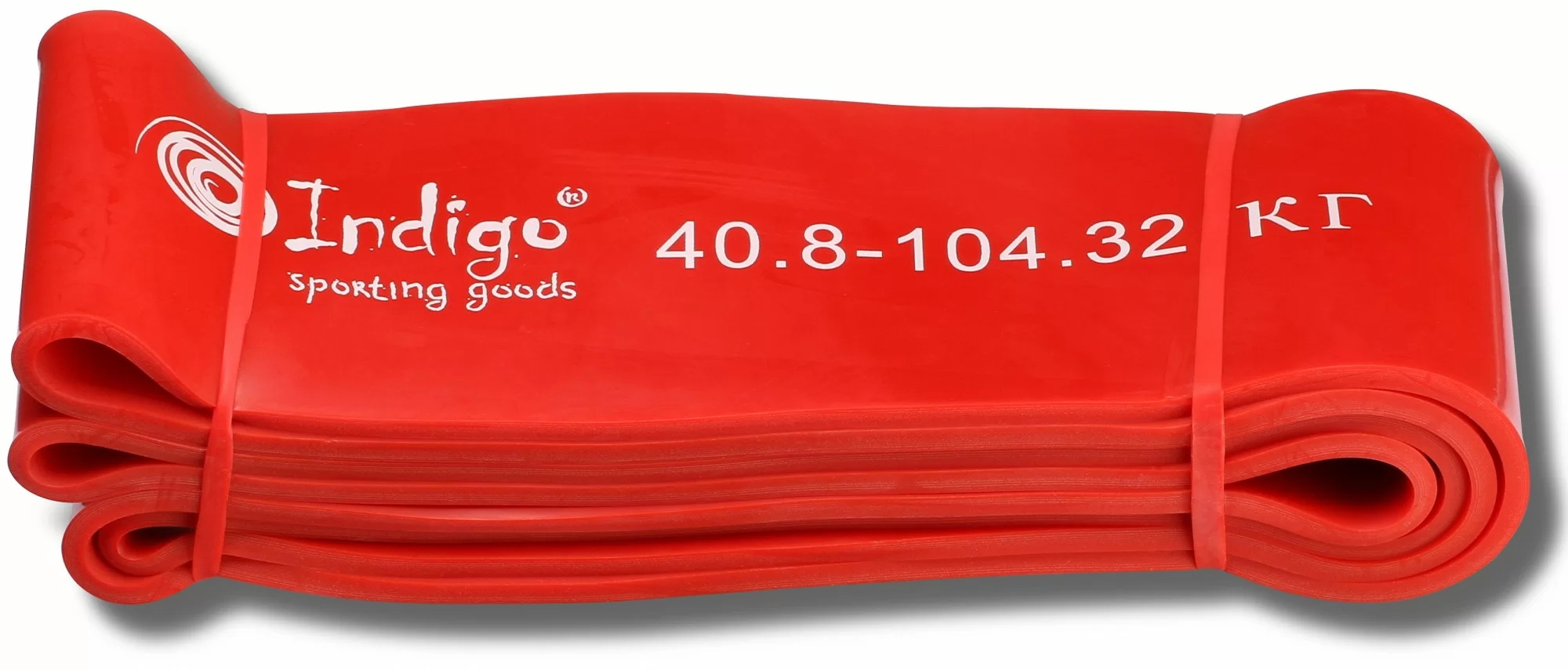 Фото Эспандер петля латексная 208х8.3 см Indigo красный 97660 IR со склада магазина СпортЕВ