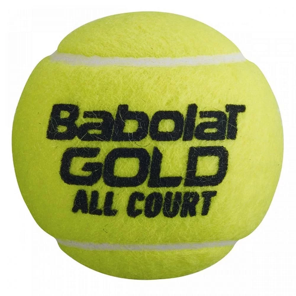 Фото Мяч для тенниса Babolat Gold All Court X4 1 шт 502085 со склада магазина СпортЕВ