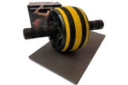 Ролик гимнастический ABR-145-3 E43797 широкий желтый 10019437