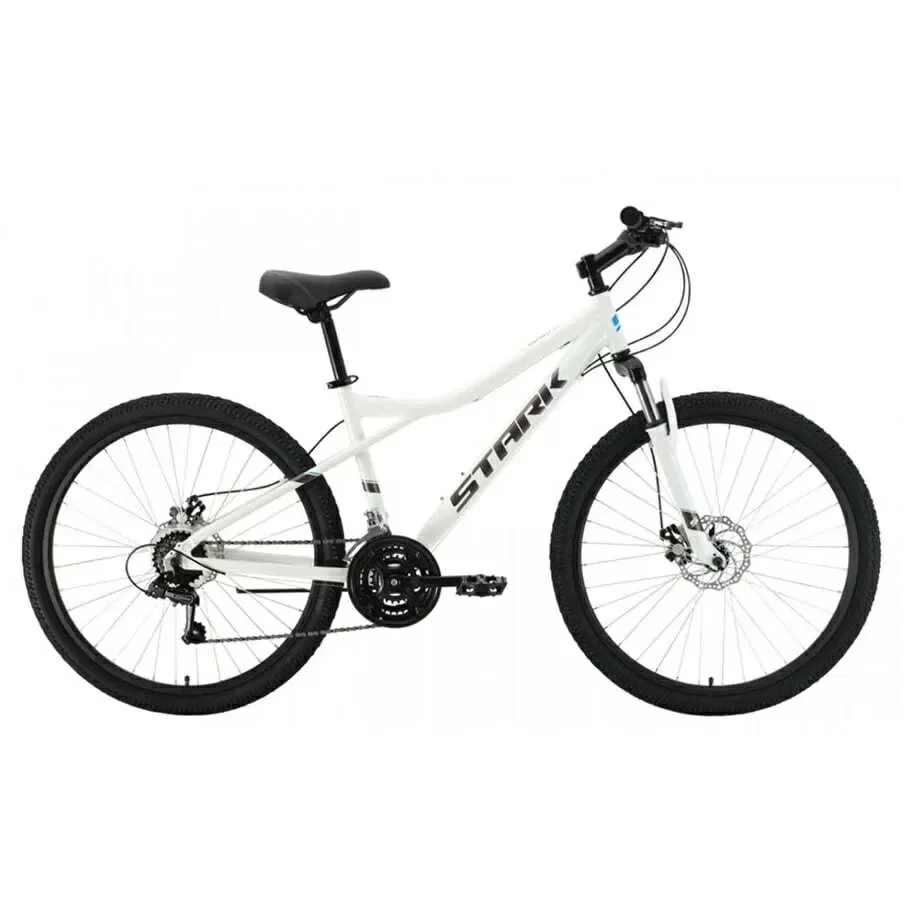 Фото Велосипед Stark Slash 26 1 D (2021) белый/серый со склада магазина СпортЕВ