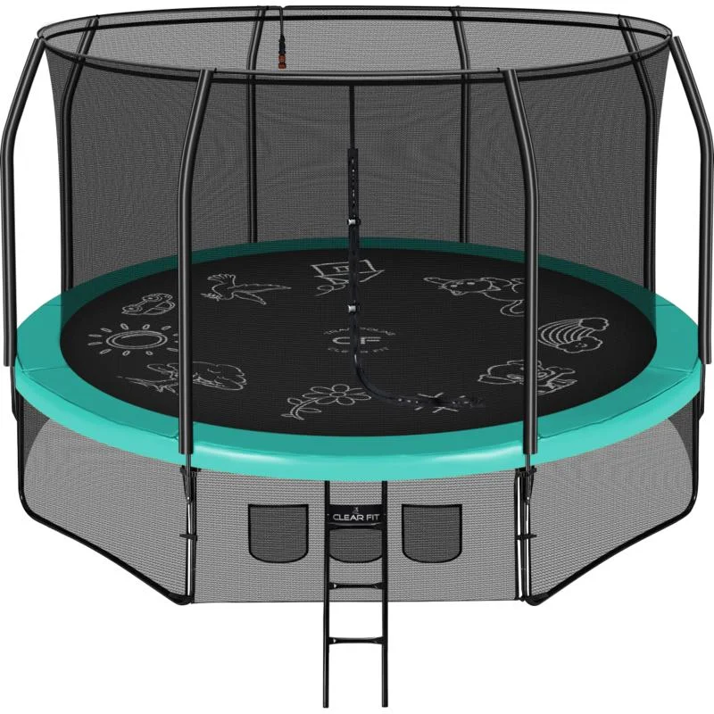 Фото Каркасный батут Clear Fit FamilyHop 12Ft со склада магазина Спортев