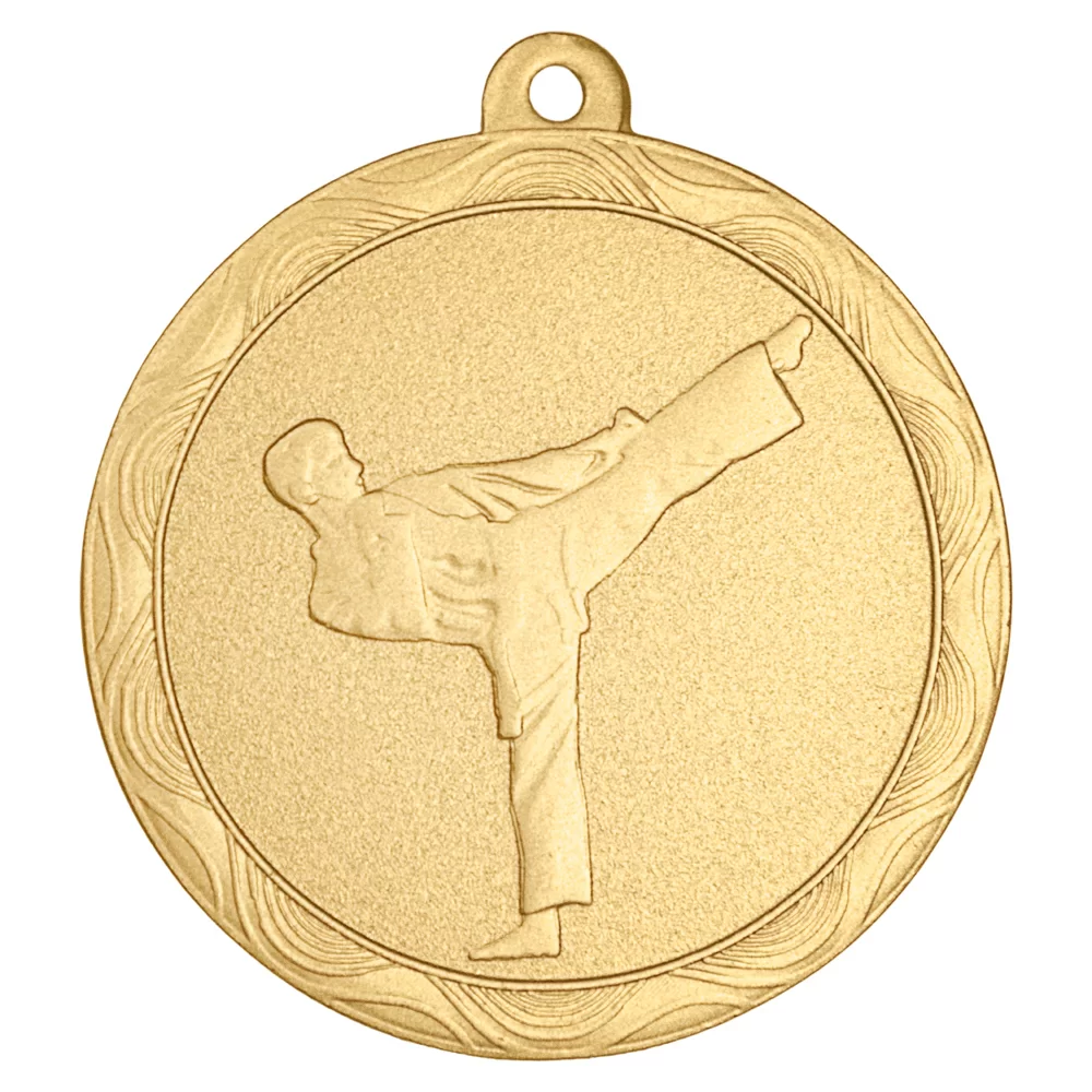 Фото Медаль MZ 62-50/GM тхэквондо (D-50мм, s-2,5мм) со склада магазина Спортев