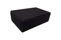 Блок для йоги BE100-7 полумягкий 223х150х76 мм из вспененного ЭВА черный (A25574) 10018501