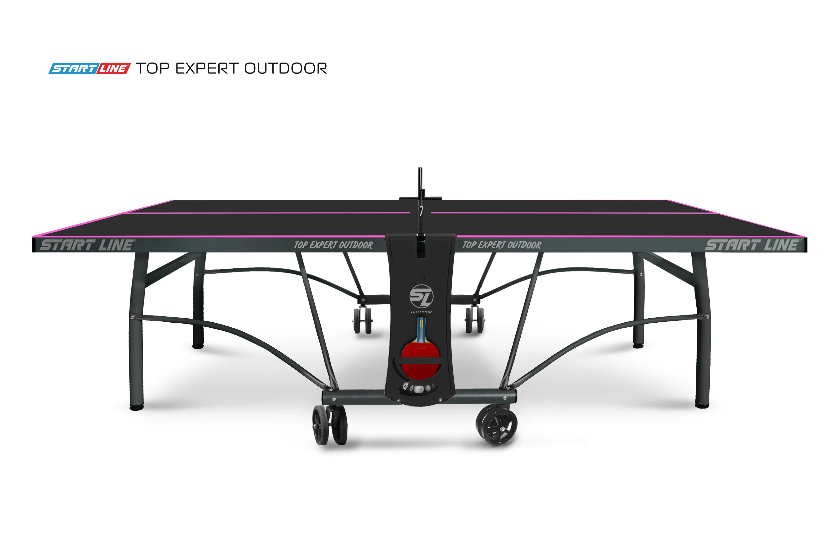 Фото Стол теннисный Top Expert 6 Всепогодный Black со склада магазина Спортев