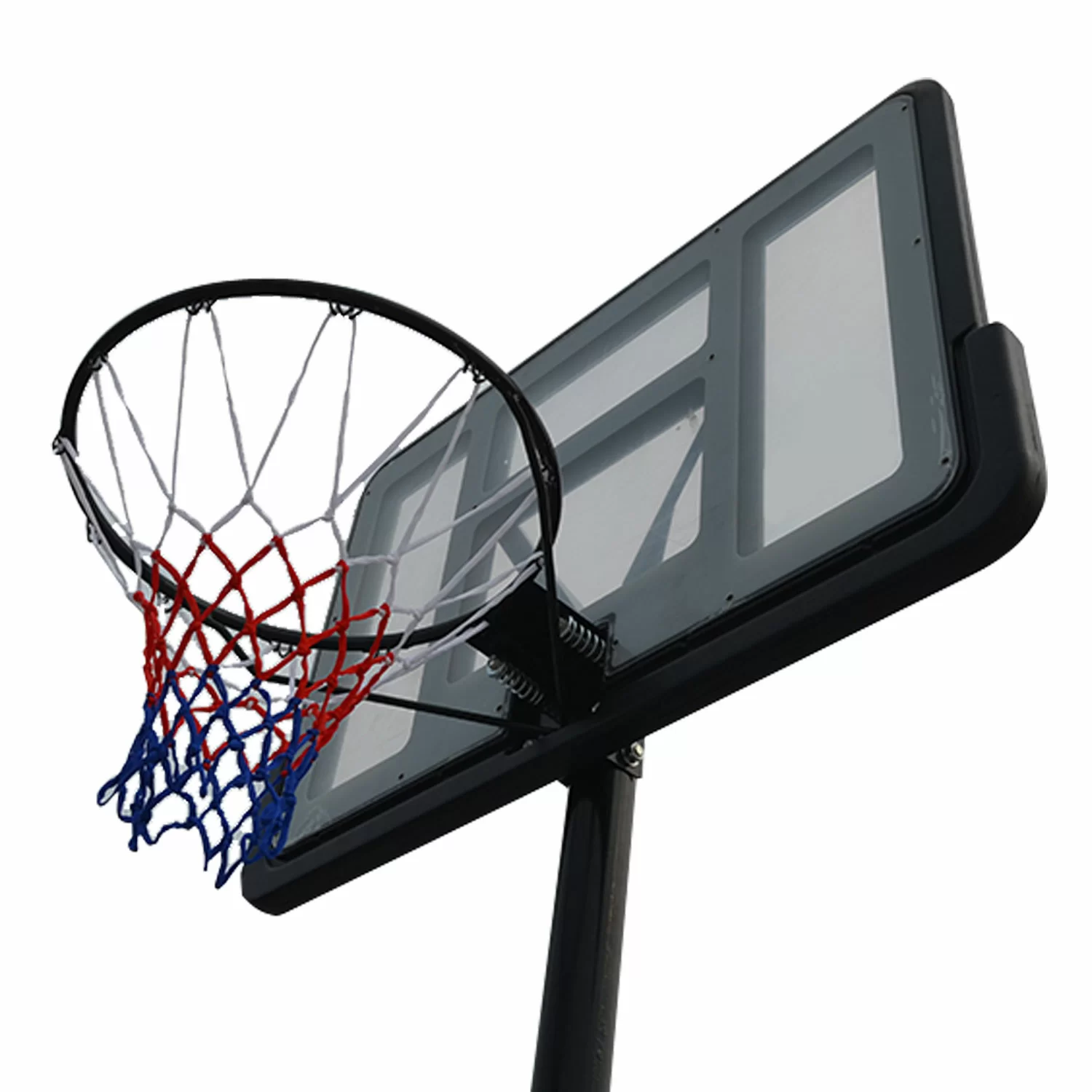Фото Баскетбольная мобильная стойка DFC STAND44PVC3 110x75cm ПВХ раздвиж.регулировка (STAND 4PVC3) со склада магазина СпортЕВ