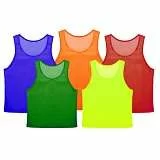 Манишка односторонняя сетчатая Light взрослая синяя МВС-С