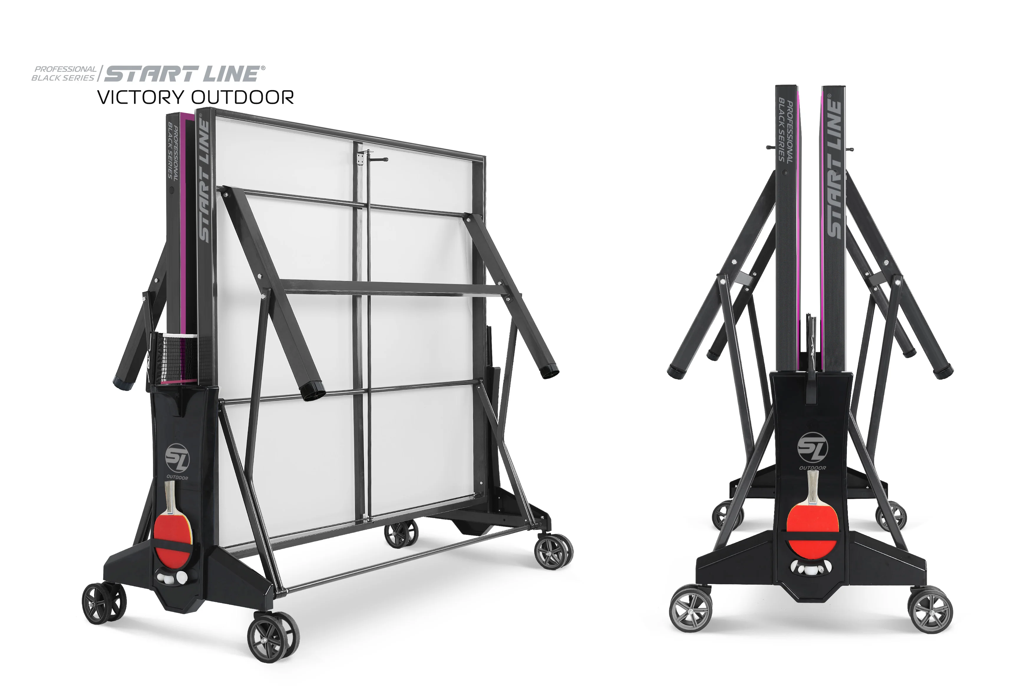 Фото Стол теннисный VICTORY 6 Всепогодный Black со склада магазина Спортев