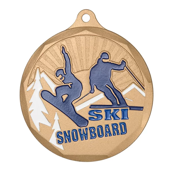 Фото Медаль MZP 581-50/В сноуборд/горные лыжи (D-50мм, s-2 мм) со склада магазина Спортев