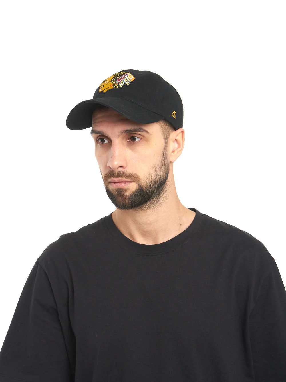 Фото Бейсболка Chicago Blackhawks черная р.55-58 31686 со склада магазина Спортев