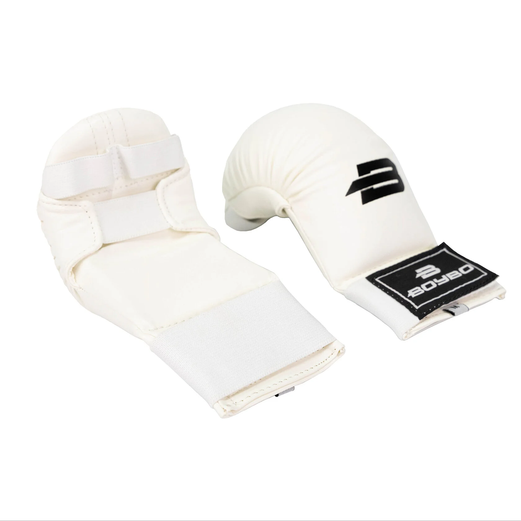 Фото Накладки карате BoyBo Nylex BO120 белые 0134 со склада магазина Спортев