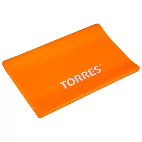 Фото Эспандер лента латексная Torres 120 х 15 см сопротивление 4 кг оранж AL0020/21 со склада магазина СпортЕВ
