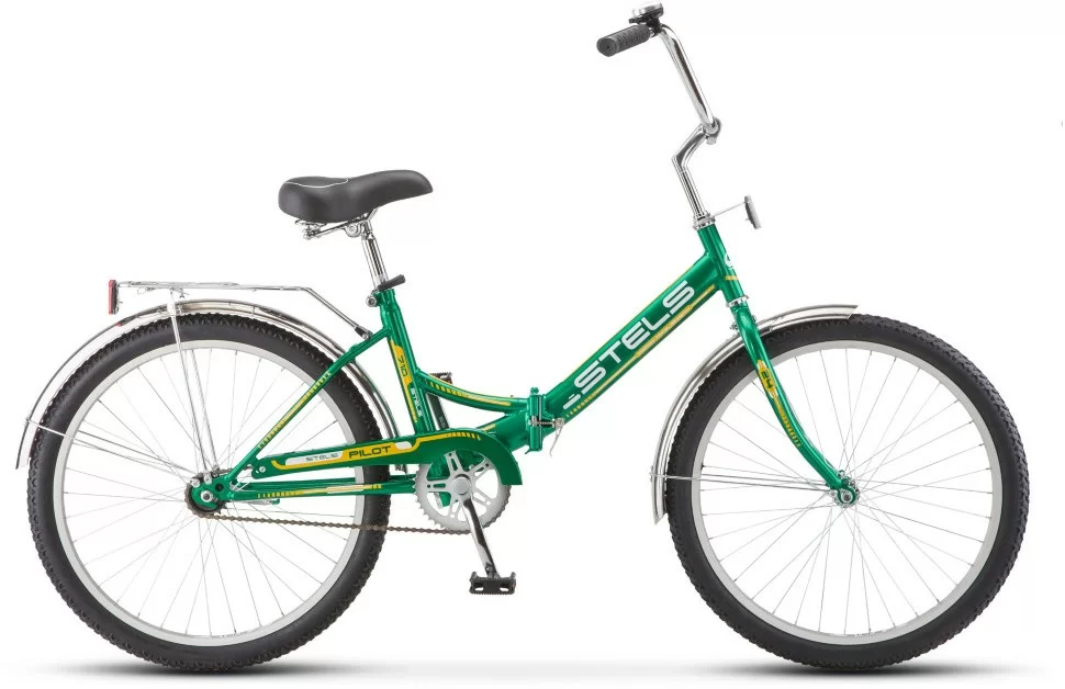Фото Велосипед Stels Pilot-710 24" (2021) зелёный/жёлтый Z010 со склада магазина СпортЕВ