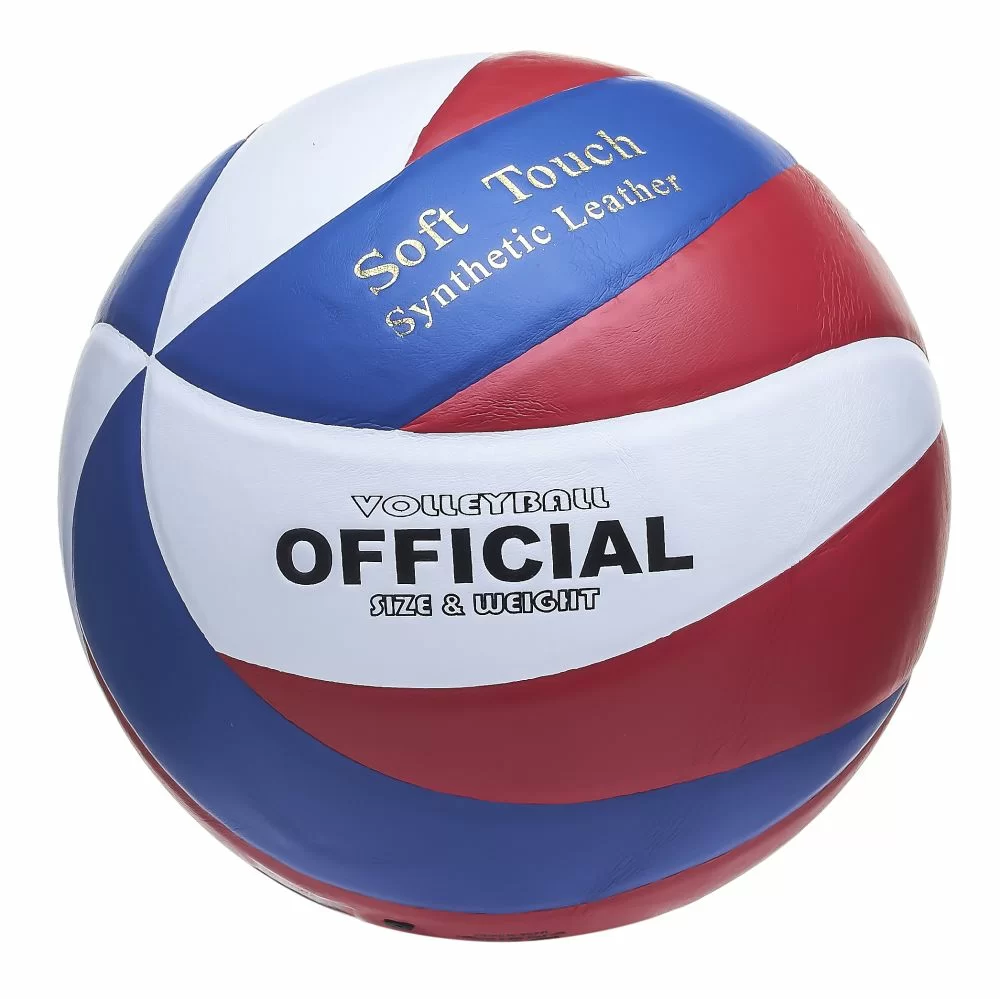 Фото Мяч волейбольный Atemi Rapid синт кожа, RU Soft черный/белый/красный со склада магазина СпортЕВ