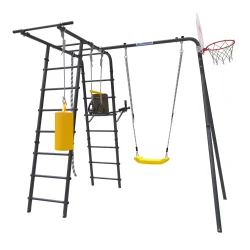 ROMANA Спорт (антрацит) (с пластиковыми качелями) 103.20.07+1.Д-26.01