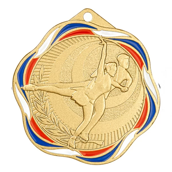 Фото Медаль MZP 580-50/G фигурное катание (D-50мм, s-2 мм) со склада магазина Спортев