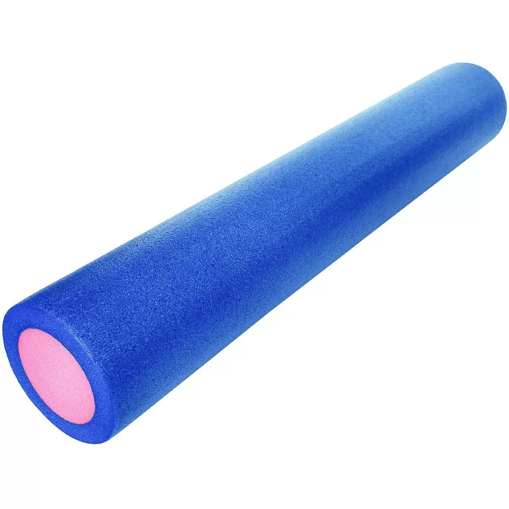 Фото Ролик для йоги 90х15см полнотелый 2-х цветный сине-розовый B31513 со склада магазина СпортЕВ
