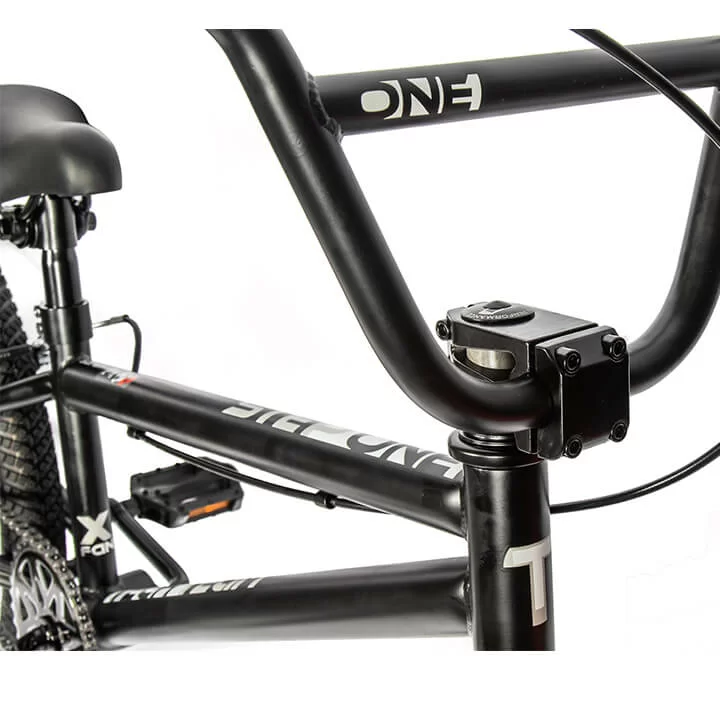 Фото Велосипед BMX TechTeam Step One 20" (2023) черный 51006 со склада магазина СпортЕВ