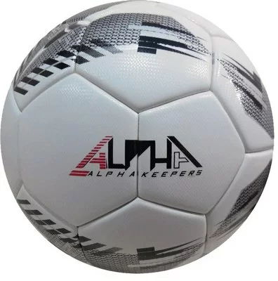 Фото Мяч футбольный AlphaKeepers EliteMatch*5  M5 white\silver 81017 со склада магазина СпортЕВ