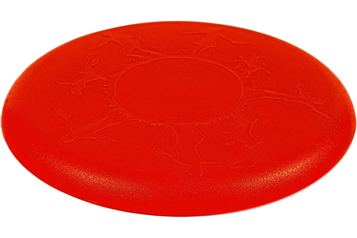 Фото Летающая тарелка - фрисби Fortius ТЭП красный H231201-23RD-T со склада магазина Спортев