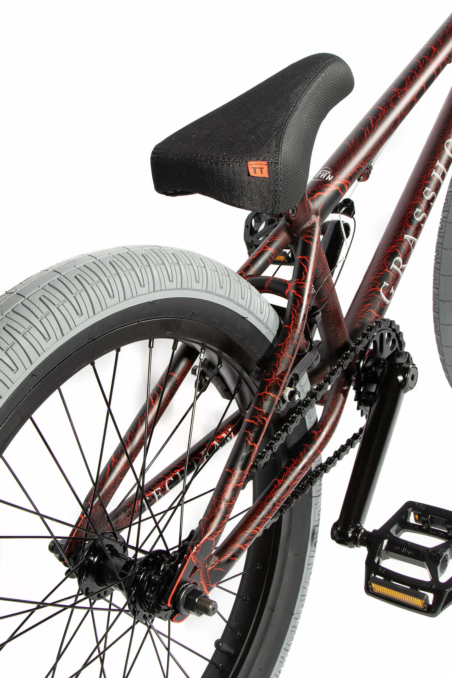Фото Велосипед BMX TechTeam Grasshoper 20" (2023) графит 820015 со склада магазина СпортЕВ