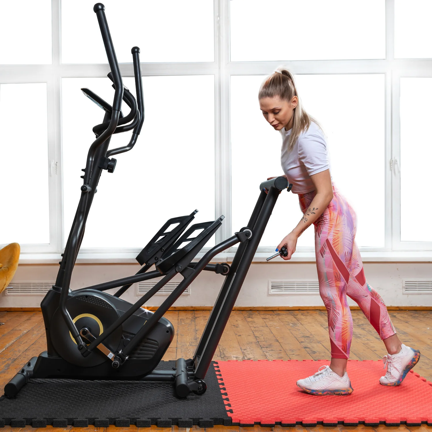 Фото Эллиптический тренажер DFC E6710T со склада магазина Спортев