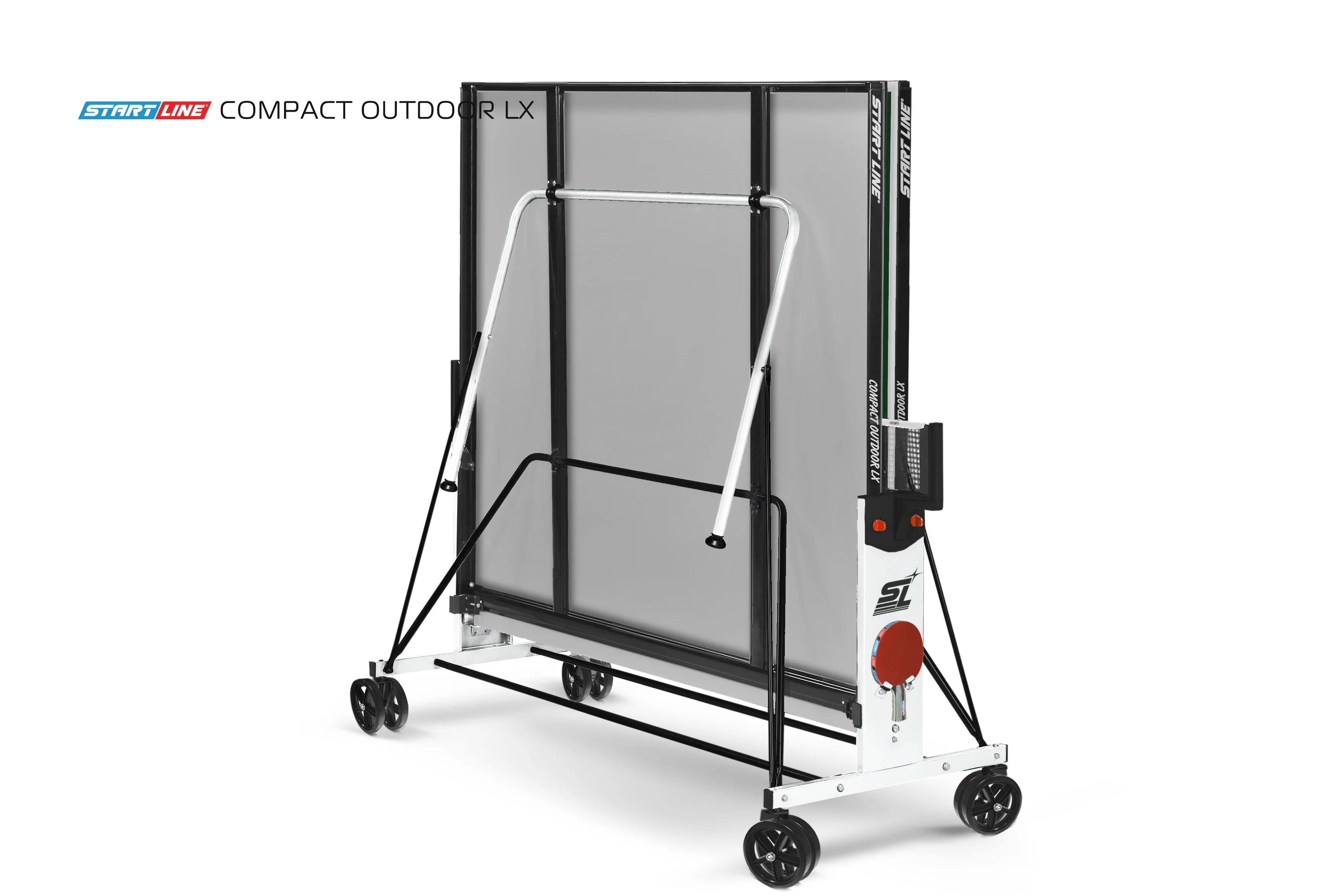 Фото Стол теннисный Compact-2 LX Всепогодный Зелёный со склада магазина Спортев