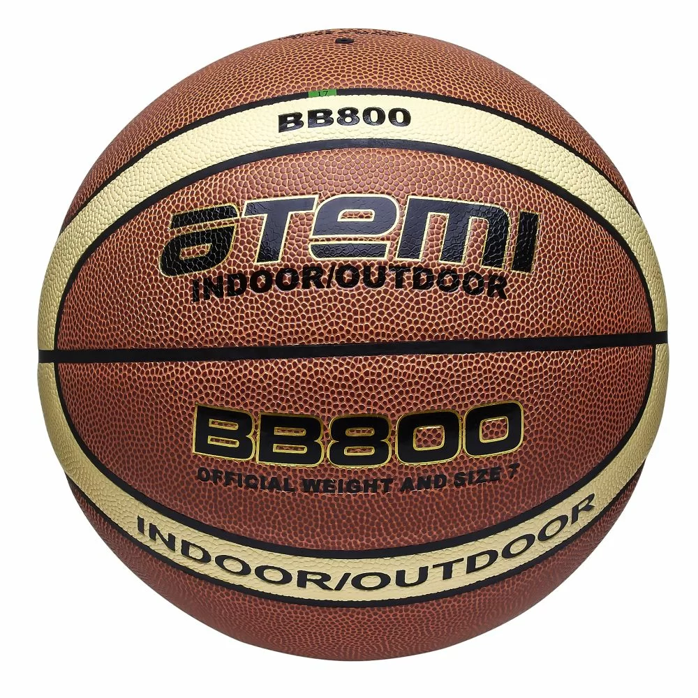 Фото Мяч баскетбольный Atemi BB800 размер №7 синт кожа, ПВХ 12 панелей со склада магазина СпортЕВ