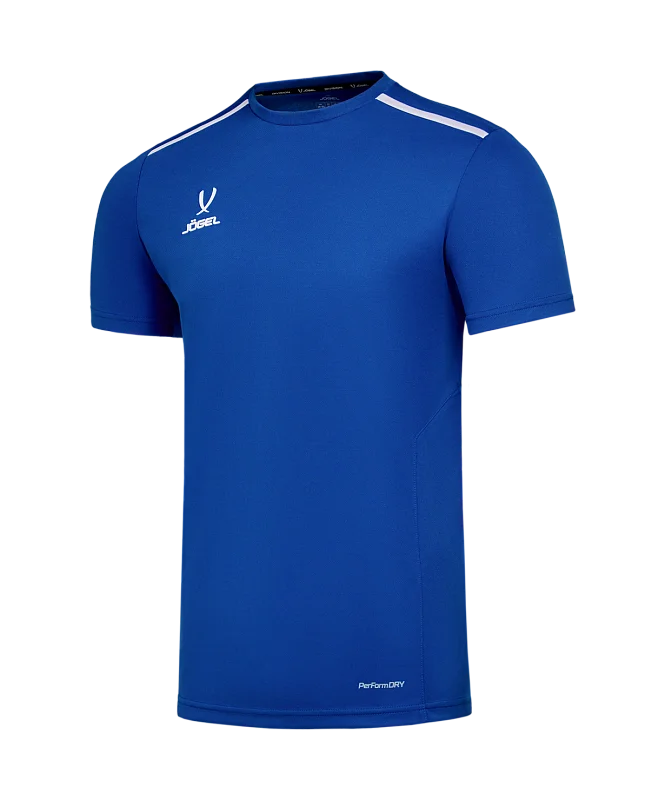 Фото Футболка тренировочная Jogel Division Training Tee синяя 1844 со склада магазина Спортев