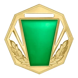 Медаль MZP 305-60/GGN (D-60мм, s-2мм) латунь