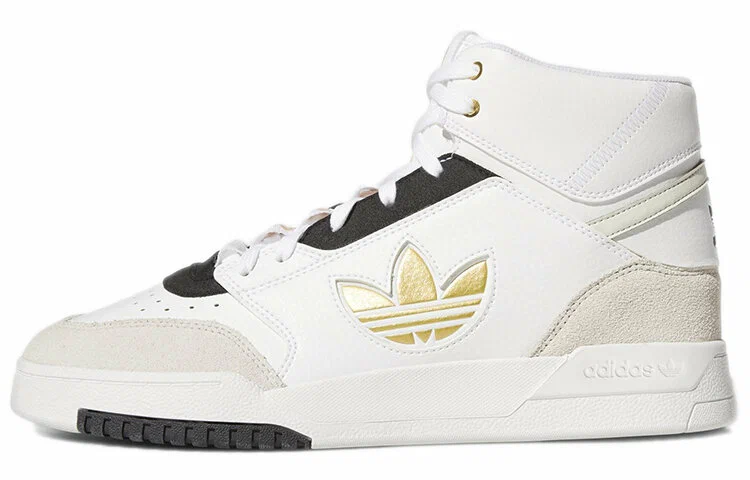 Кроссовки Adidas Drop Step XL белый/золотой GZ1581 Фото Кроссовки Adidas Drop Step XL белый/золотой GZ1581 со склада магазина Спортев