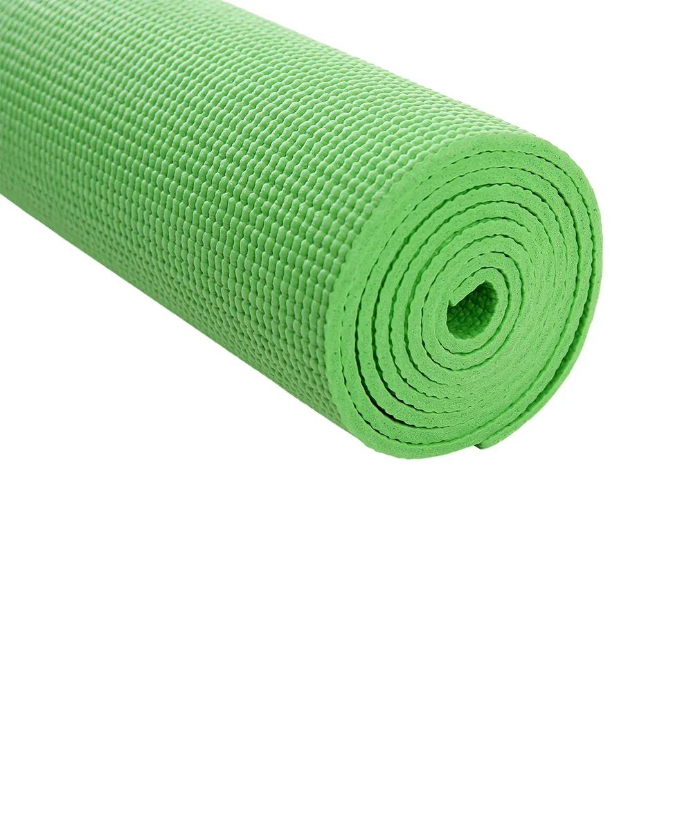 Фото Коврик для йоги 173x61x0,5 см StarFit FM-101 PVC зеленый 18901 со склада магазина СпортЕВ