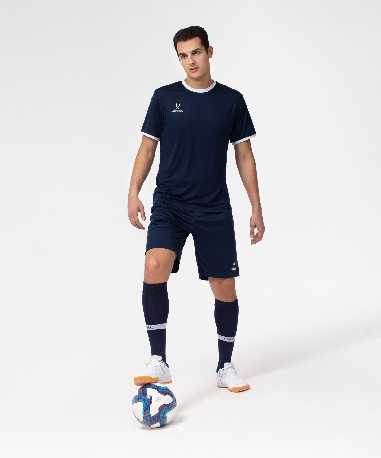 Фото Шорты игровые JOGEL CAMP Classic Shorts, темно-синий/белый со склада магазина Спортев