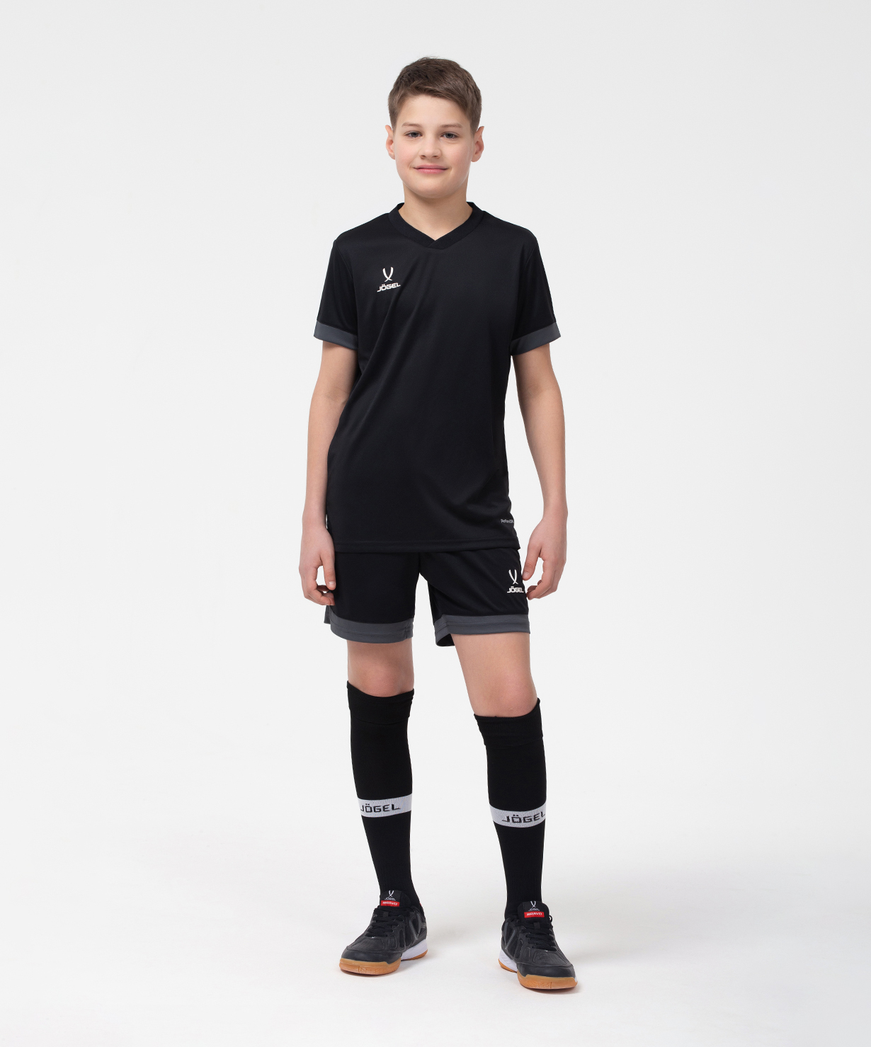 Фото Шорты игровые JOGEL DIVISION PerFormDRY Union Shorts, черный/темно-серый/белый со склада магазина Спортев