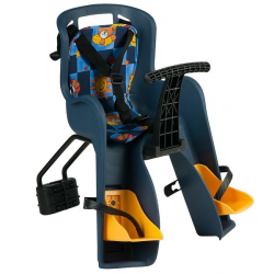 Кресло дет. переднее GH-908E синие, с разноцветным текстилем Х81870