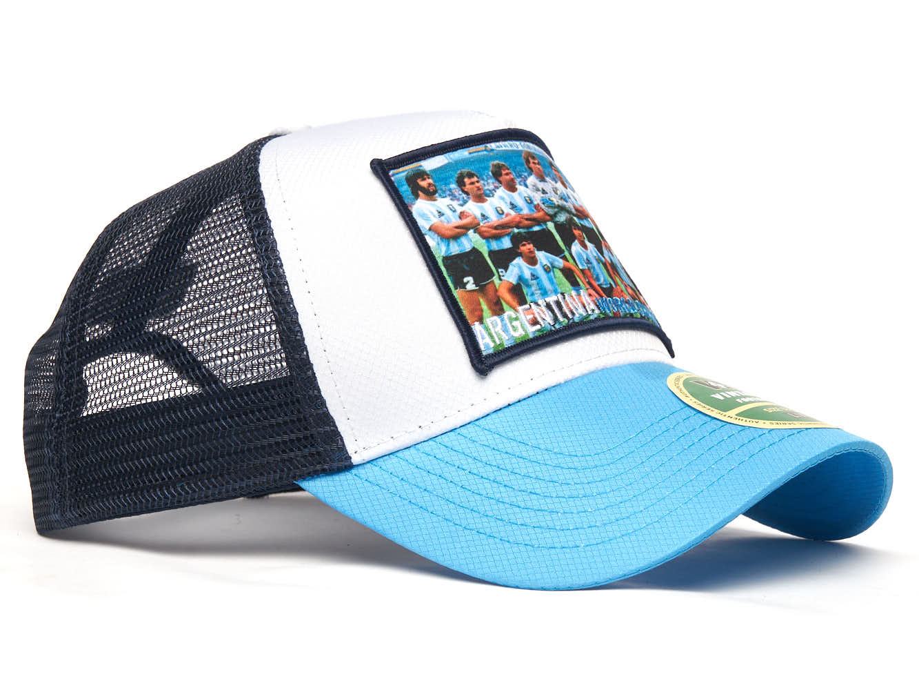 Фото Бейсболка VF ARGENTINA белый/голубой/синий р.55-58 207361 со склада магазина Спортев