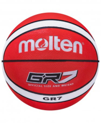 Мяч баскетбольный Molten BGR7-RW размер №7 красно-бело-черный