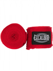 Бинты боксерские 3.5 м Excalibur красные 00567