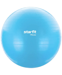 Фитбол 75 см StarFit GB-104 1200 гр без насоса антивзрыв пастельный синий 18969