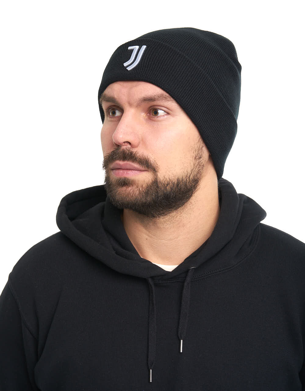 Фото Шапка FC Juventus черная р.55-58 37300 со склада магазина Спортев