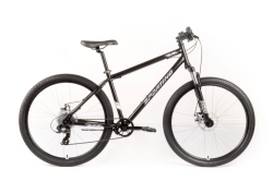 Велосипед Forward Sporting SX 27.5 (8ск) (2025) черный/серебристый