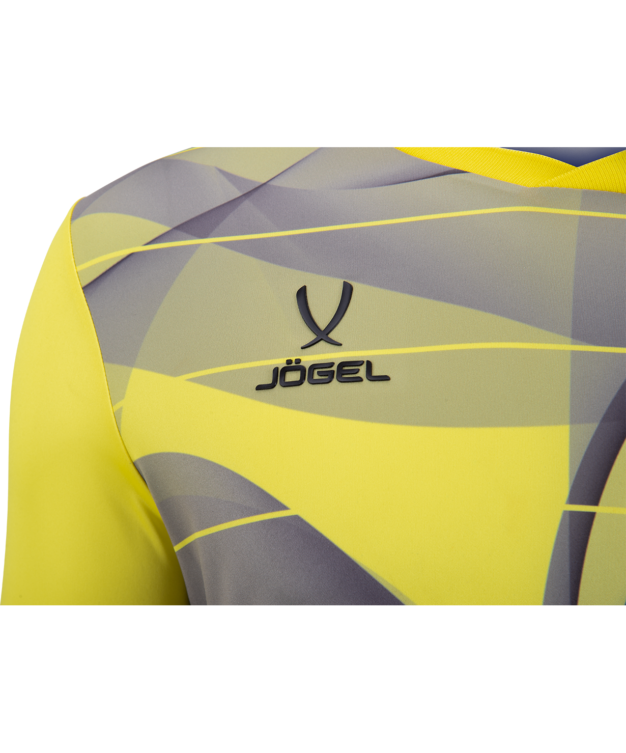 Фото Свитер вратарский DIVISION PerFormDRY GK Pattern LS, желтый/черный/белый Jögel со склада магазина Спортев