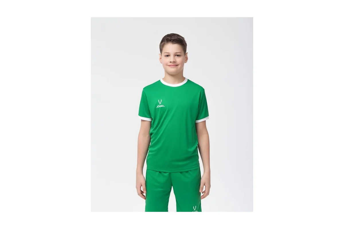 Фото Футболка игровая Jogel Camp Origin Jersey JFT-1020 зеленый/белый 16189/16181 со склада магазина Спортев