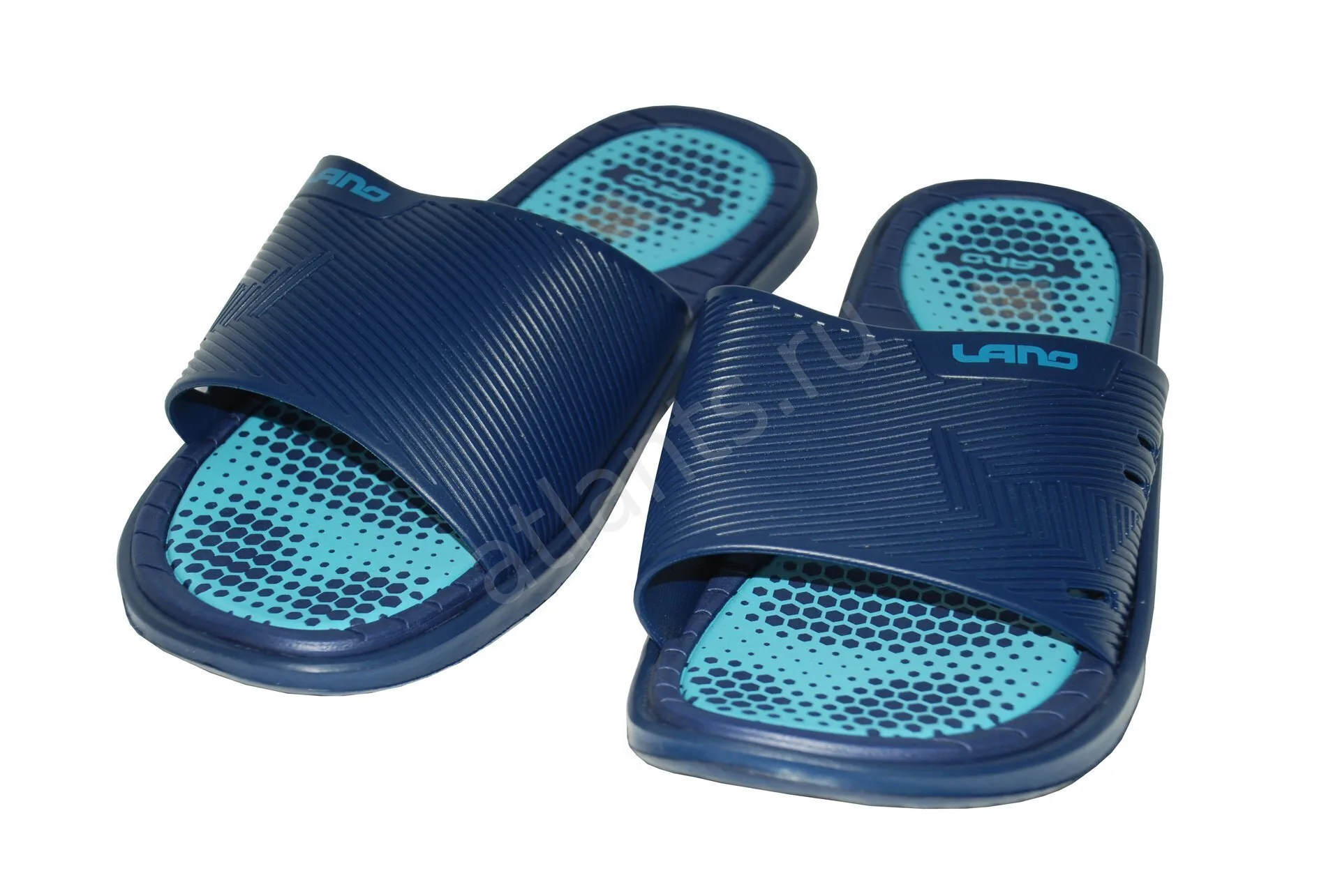 Фото Шлепанцы Lano мужские голубой KL-4-6143-5 со склада магазина Спортев