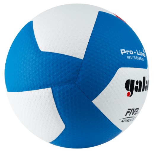 Фото Мяч волейбольный Gala Pro-Line 12 р.5 FIVB синт.кожа ПУ клеен белый/гол/красный BV5595S со склада магазина Спортев